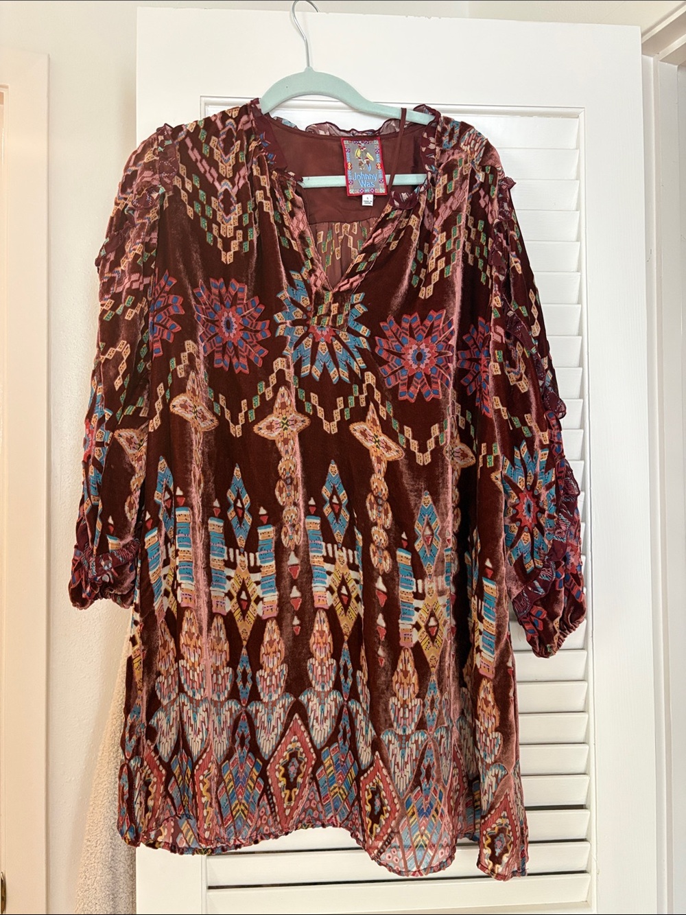 Johnny Was Geo Burnout Mali Tunic